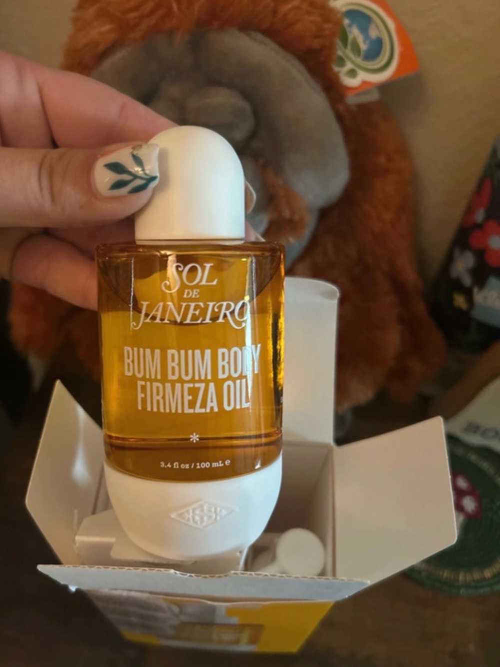 Sol de Janeiro Bum Bum Body Firmeza Oil — Amber & White Bottle